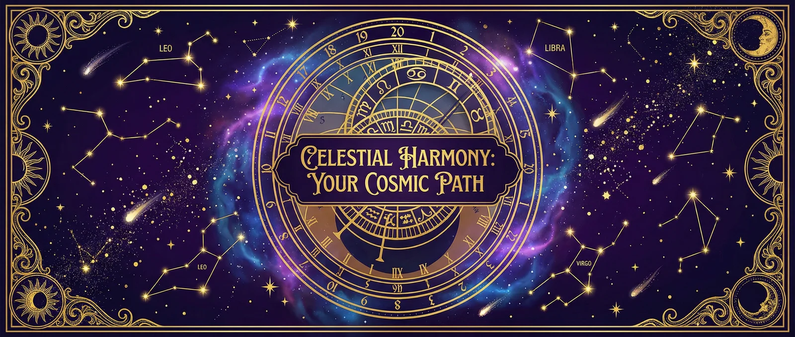 星空占星塔罗风主视觉 - 星象彩运占星馆 - 多宝彩票